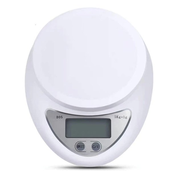 Elektroniczna Waga Kuchenna Precyzyjna LCD z Miską Tara 5g 5000g/0,1g 3