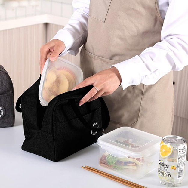 Torba Termiczna Izolacyjna Lunch Box Śniadaniówka na Jedzenie Piknik Plażę 24