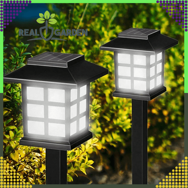 2 x Lampa Ogrodowa Solarna Led Domek Latarnia Wbijana Ozdobna Dekoracyjna 21