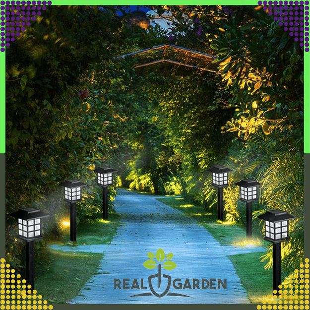 2 x Lampa Ogrodowa Solarna Led Domek Latarnia Wbijana Ozdobna Dekoracyjna 25