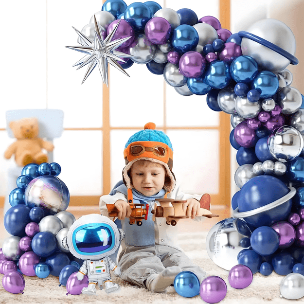 Girlanda Balonowa Zestaw Balonów na Urodziny Astronauta 108 ele 7