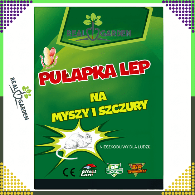 60x Pułapka Myszołapka na Myszy Szczury Silny Klej Mocna Lep Zapachowa 1