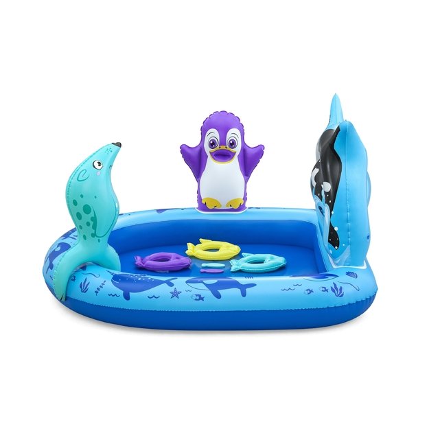  Bestway 53156 Plac Zabaw Dmuchany Ogrodowy Polar Pals 134 x 131 x 73 cm 4