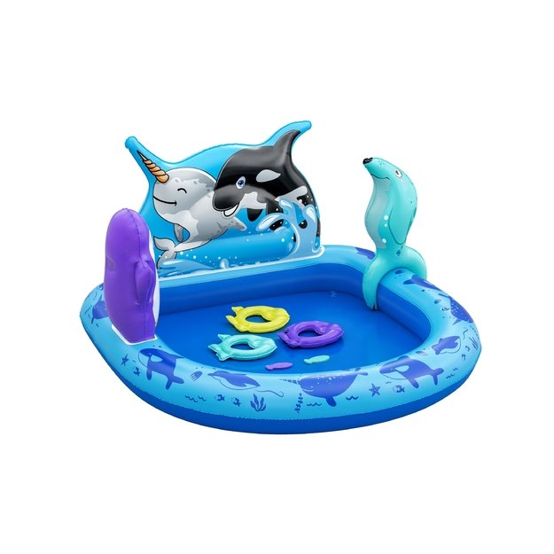  Bestway 53156 Plac Zabaw Dmuchany Ogrodowy Polar Pals 134 x 131 x 73 cm 2