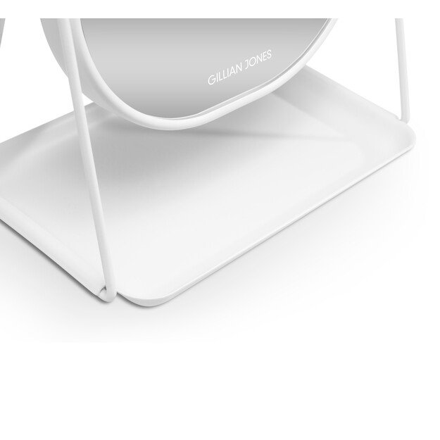 Gillian Jones - Table Mirror With Tray White 2