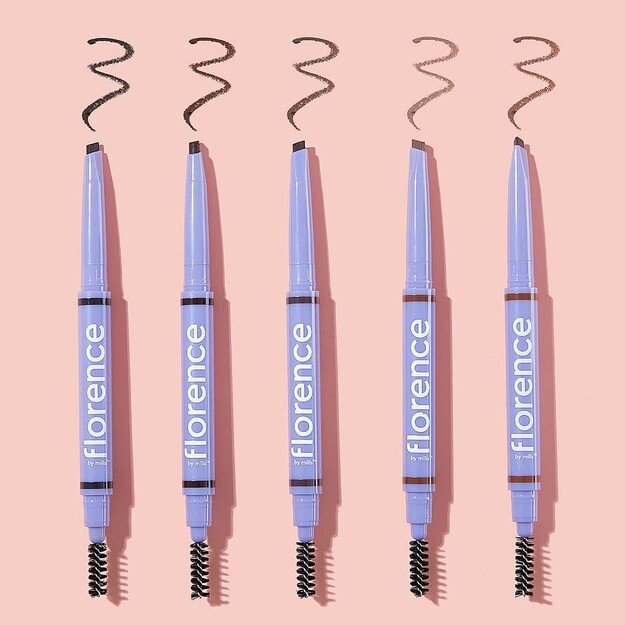 Florence by Mills - Tint N Tame Eyebrow Pencil With Spoolie Dark brown 1