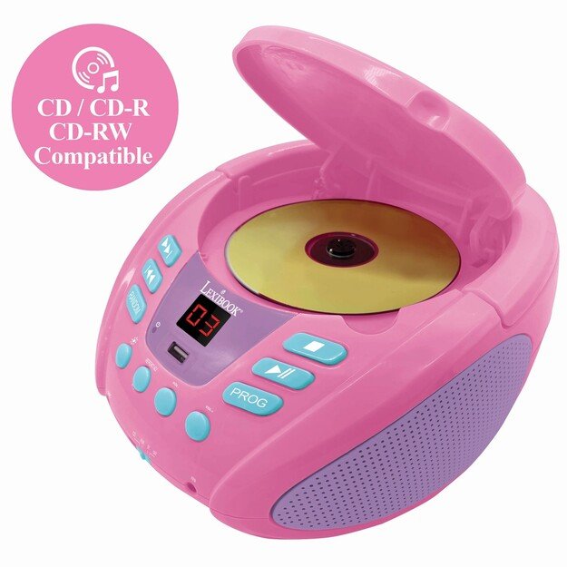 Lexibook - Unicorn Bluetooth Portable CD player (RCD109UNI) 3