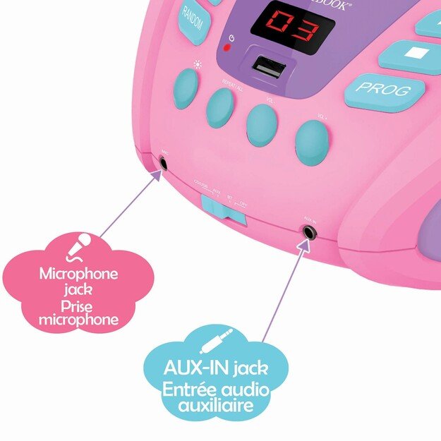 Lexibook - Unicorn Bluetooth Portable CD player (RCD109UNI) 5