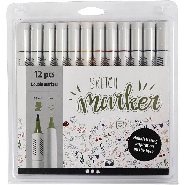 Sketch Marker - Douche Colors 12 pcs. (37379) 1