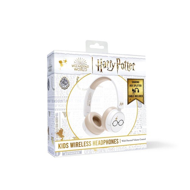 OTL - Bluetooth Headset w/Perental Control - Harry Potter White (HP0990) 10