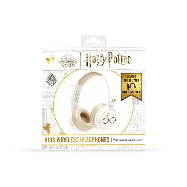 OTL - Bluetooth Headset w/Perental Control - Harry Potter White (HP0990) 11