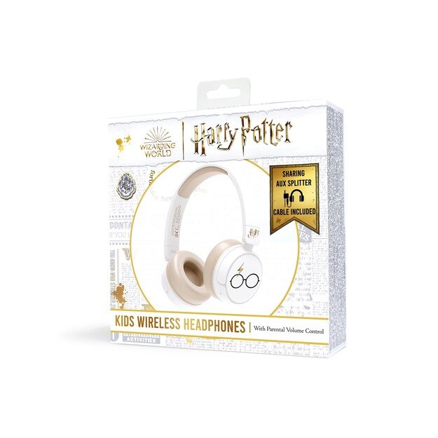 OTL - Bluetooth Headset w/Perental Control - Harry Potter White (HP0990) 14