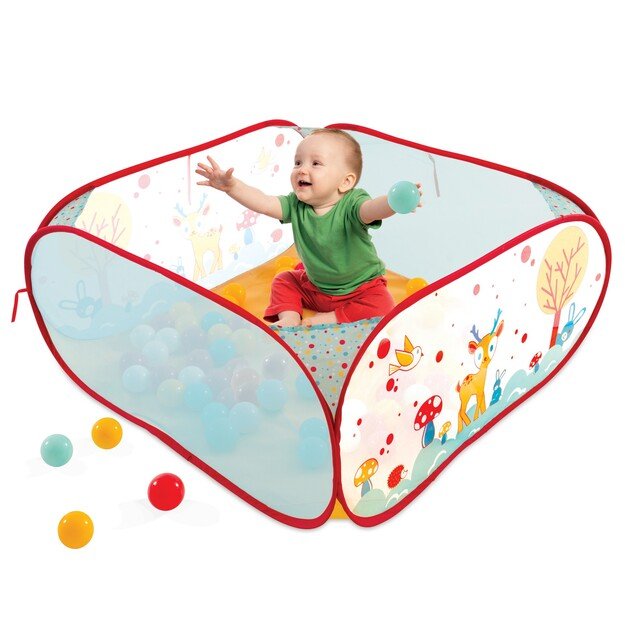 Ludi - Play pen with balls - Forest - (LU20005) 1