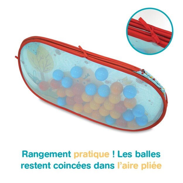Ludi - Play pen with balls - Forest - (LU20005) 5