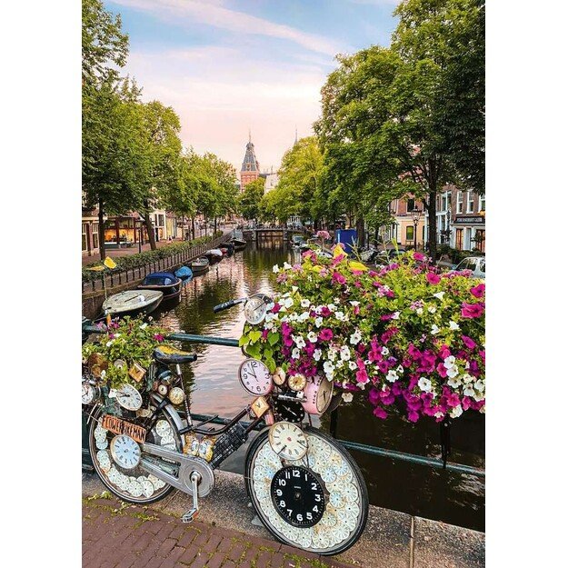 Ravensburger - Puzzle Bicycle Amsterdam 1000p 1
