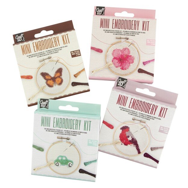 Craft ID - Mini embroidery kit - Bird (CR1713) 2