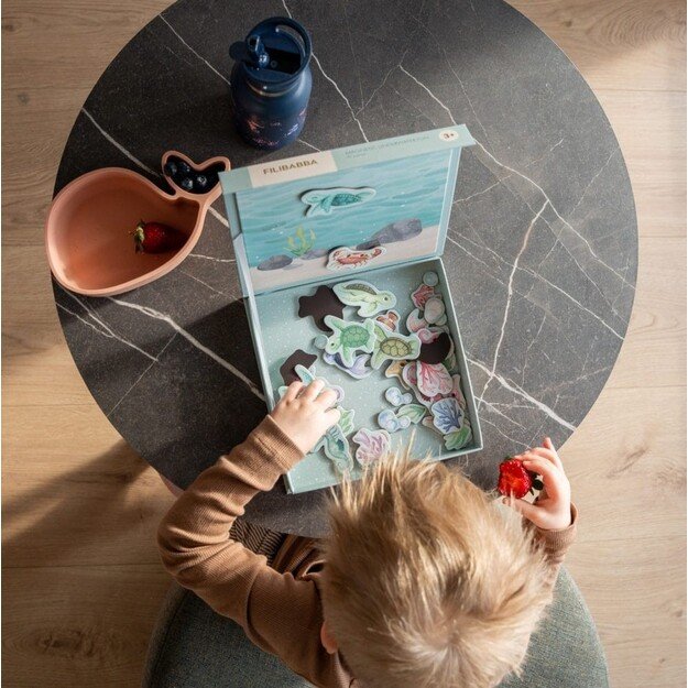 Filibabba - Christian the Whale - Snackbox - Misty Rose - (FI-03203) 1