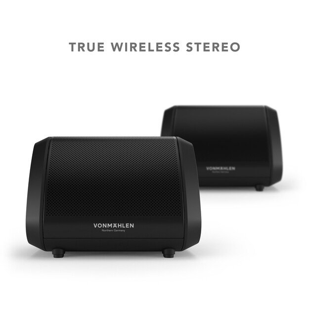 Vonmählen - Air Beats Mini - Compact Bluetooth Speaker, Black 3