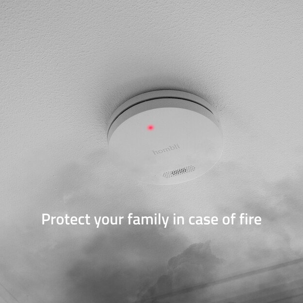 Hombli - Smart Smoke Detector White