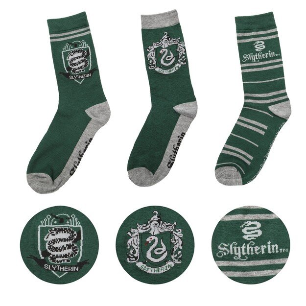 Harry Potter - Slytherin - 3 pairs of Socks 3
