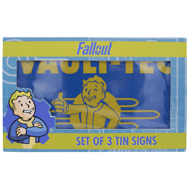 Fallout Tin Sign Set 1