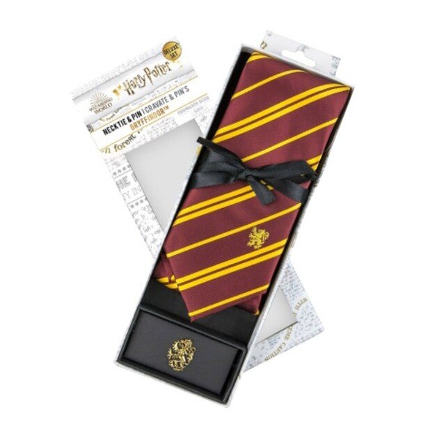 Harry Potter - Gryffindor - Deluxe Tie with metal pin 1