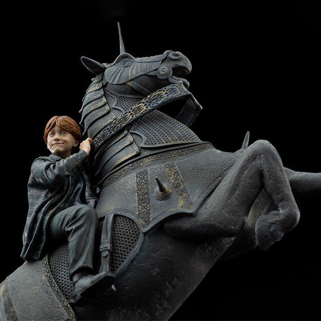 Harry Potter - Ron Weasley at the Wizard Chess Statue Delux Art Scale 1/10 4