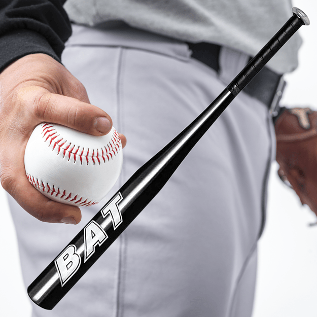 Kij Baseballowy Bejsbolowy Bat Aluminiowy 25  64cm Mocny Treningowy Czarny 26