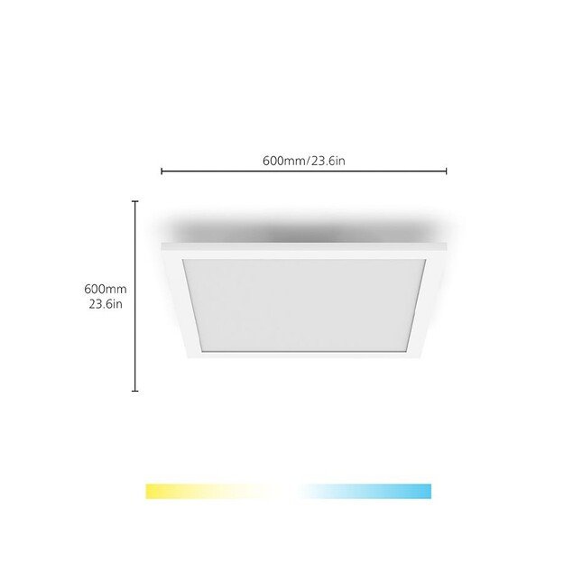 WIZ - Panel  Ceiling light Square 36W 2