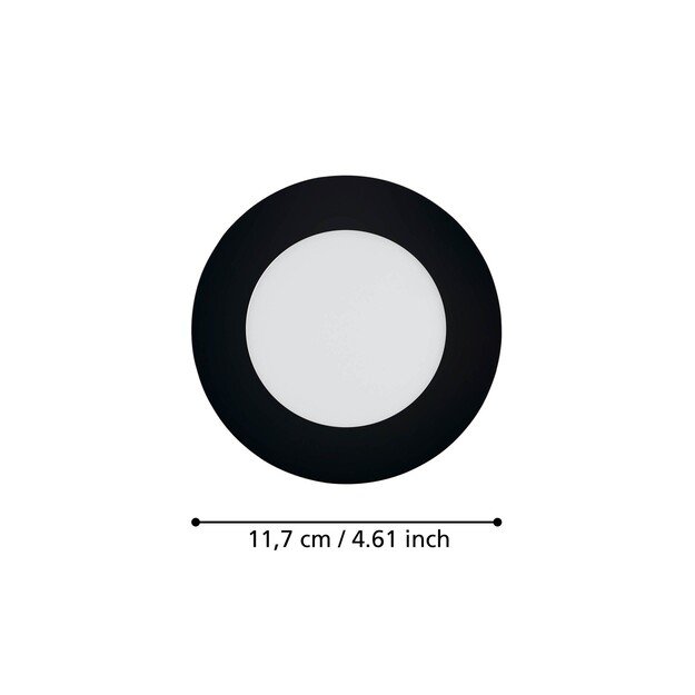 EGLO - Fueva-Z recessed black Ø12 - TW - Zigbee, Bluetooth 2