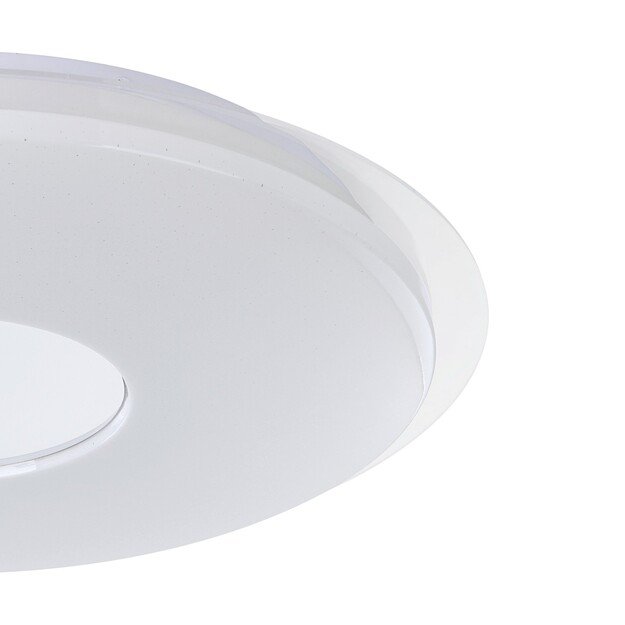 EGLO - Totari-Z ceiling lamp chrome and white with crystal effect Ø56 - TW - Zigbee, Bluetooth 1
