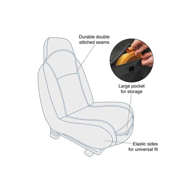 KURGO - Rover Car seat Cover stain and water resistant 2