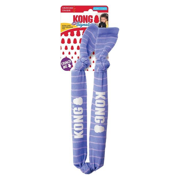 Kong - Puppy Signature Crunch Rope Double - Purple 2