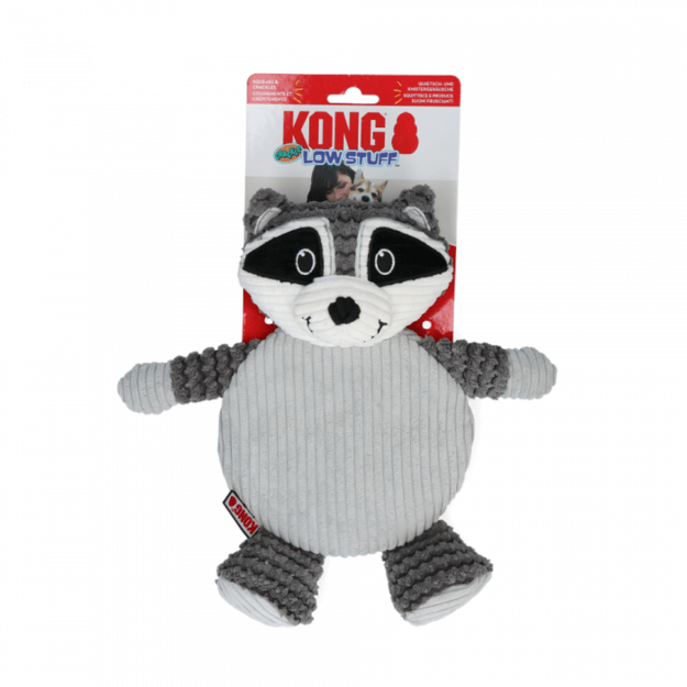 Kong - Low Stuff Crackle Tummiez Raccoon Lg - (KONGLWR13E) 1