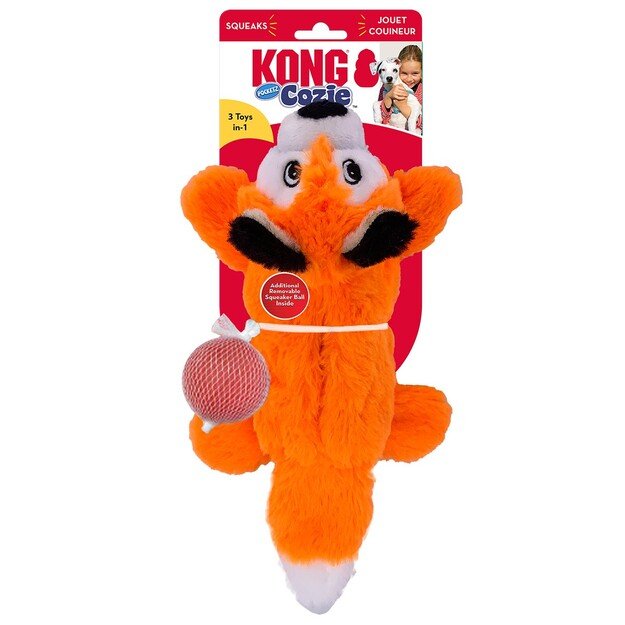 Kong - Cozie Pocketz Fox M 32 X 18 X 7,5cm 2