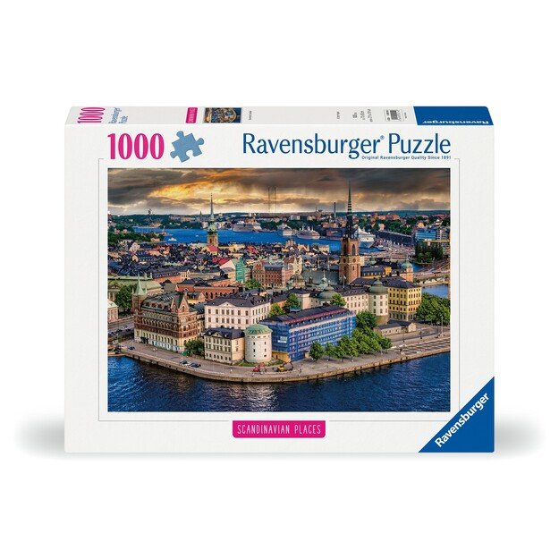 Ravensburger - Puzzle Scandinavian Stockholm Sweden 1000p (12000114) 1
