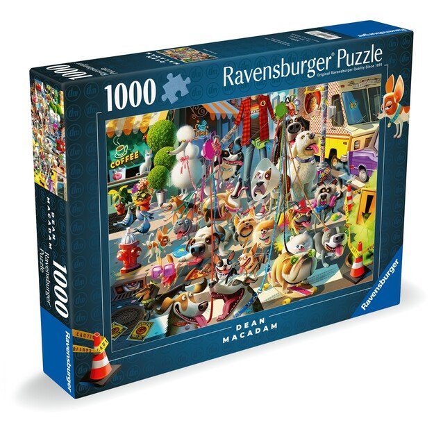 Ravensburger - Puzzle The Dog Walker 1000p (12000876) 1