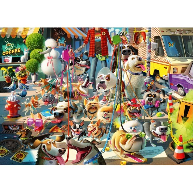 Ravensburger - Puzzle The Dog Walker 1000p (12000876) 2