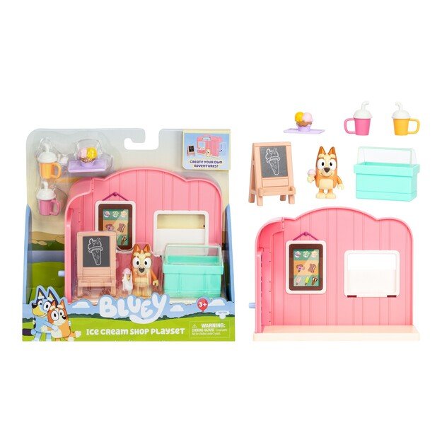 Bluey - BLUEY Mini Playset Ice Cream Shop (90243) 8