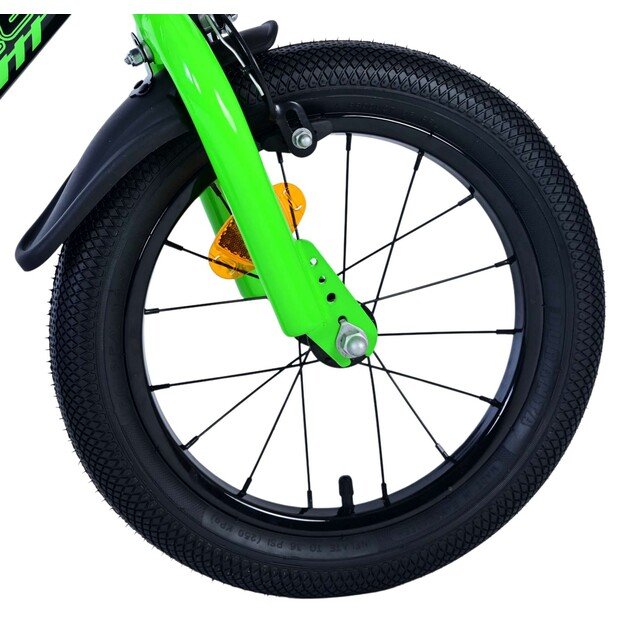 Volare - Children's Bicycle 14 - Green/Black (31478) 5