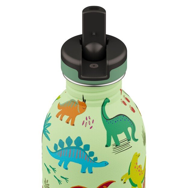 24 Bottles - Kids Collection - Urban Bottle 250 ml w. Sports Lid - Jurassic Friends (24B936) 1
