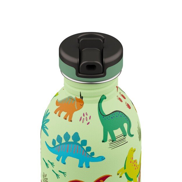 24 Bottles - Kids Collection - Urban Bottle 250 ml w. Sports Lid - Jurassic Friends (24B936) 2