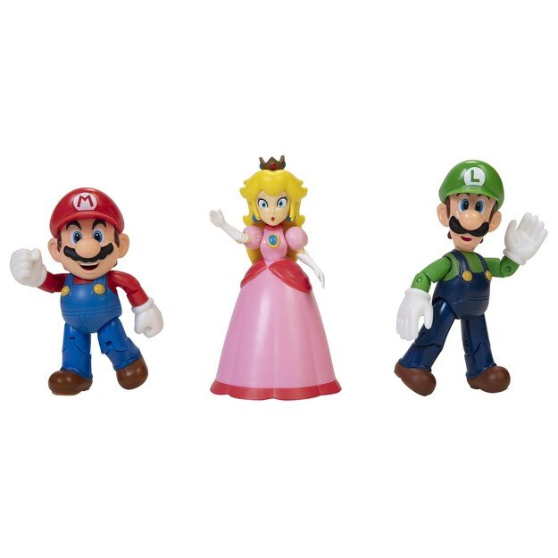 Nintendo - 3-Pack 10cm Mushroom Kingdom Diorama Set (64511-4L) 3