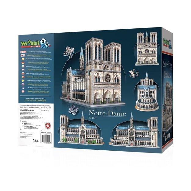 Wrebbit 3D Puzzle - Notre-Dame de Paris (40970036) 7