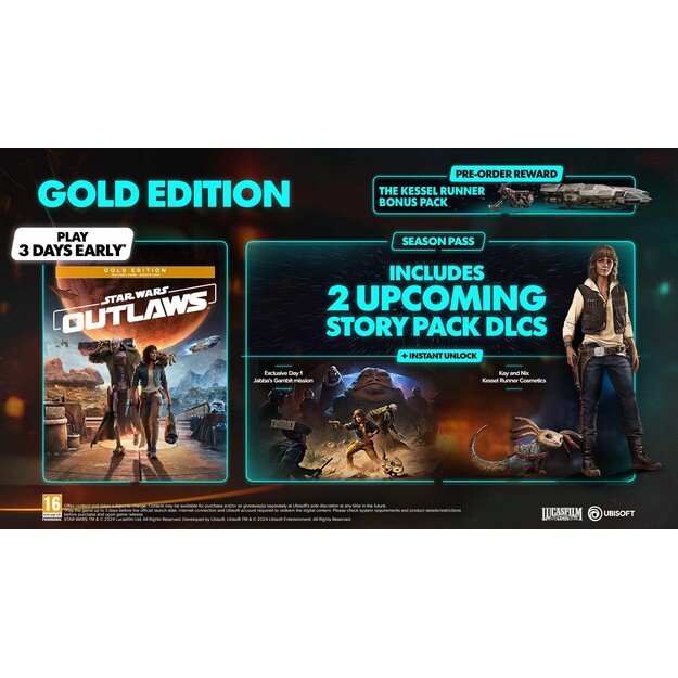 Star Wars Outlaws (Gold Edition)
      
        - PlayStation 5 5