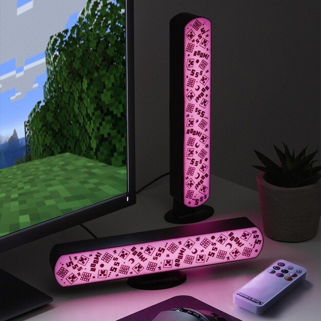 Minecraft Light Bar Set of 2 with Remote 7