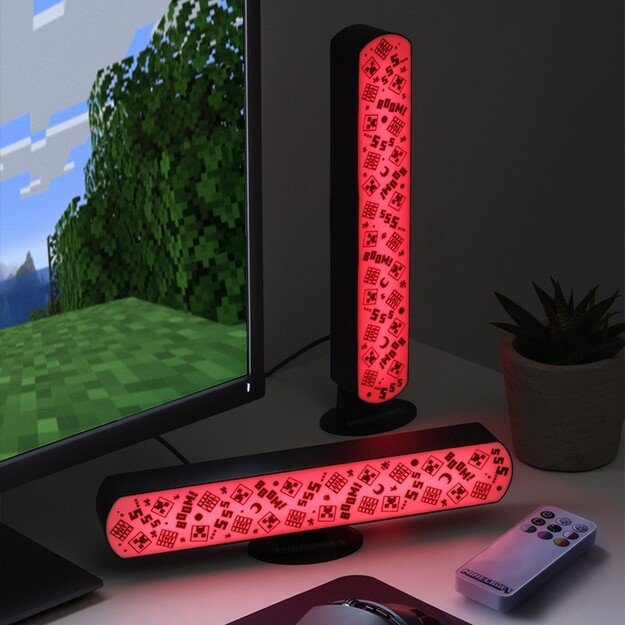 Minecraft Light Bar Set of 2 with Remote 8