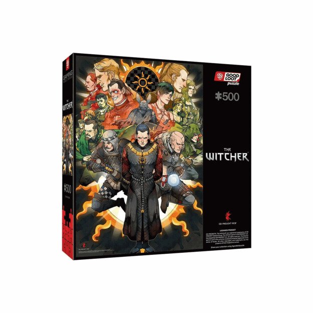 Good Loot - Gaming Puzzle: The Witcher Nilfgaard (500 pieces) 2
