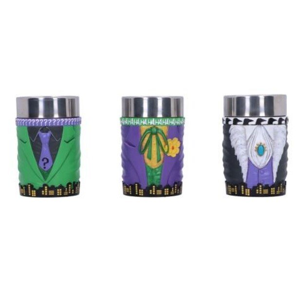 DC Batman Super-Villain Collectible Mini Cup Set 2