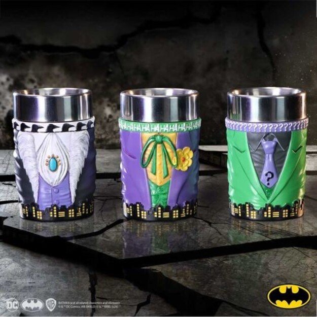 DC Batman Super-Villain Collectible Mini Cup Set 6